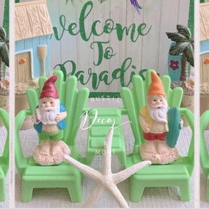 🏖Coastal/Beach Gnomes for your tiered tray decor